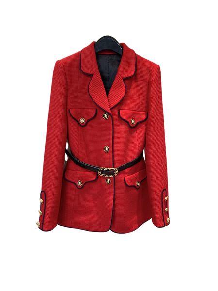 

autumn and winter 22 new noble temperament slim coat medium long, Black;brown