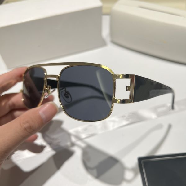

2023 designer square sunglasses men women vintage shades driving polarized sunglass male sun glasses fashion metal plank sunglas eyewear 891, White;black