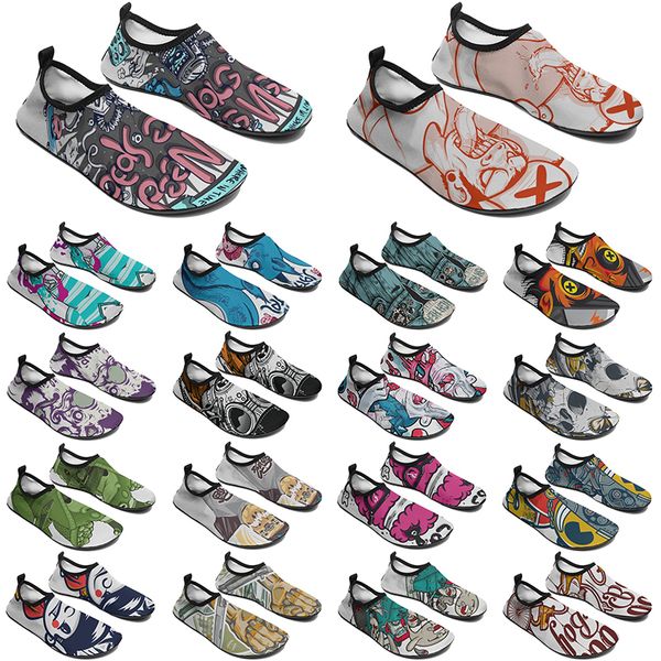 

custom shoes water shoe customized sneakers men women blue red green black grey classic custom comfortable low platform sneaker color47