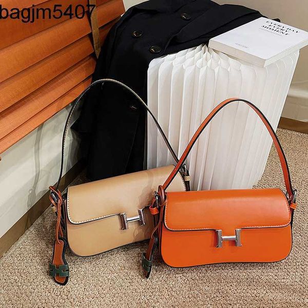 

shop 80% design bag wholesale and retail h button 2023 new single shoulder cross body small square armpit women fashion texture factory