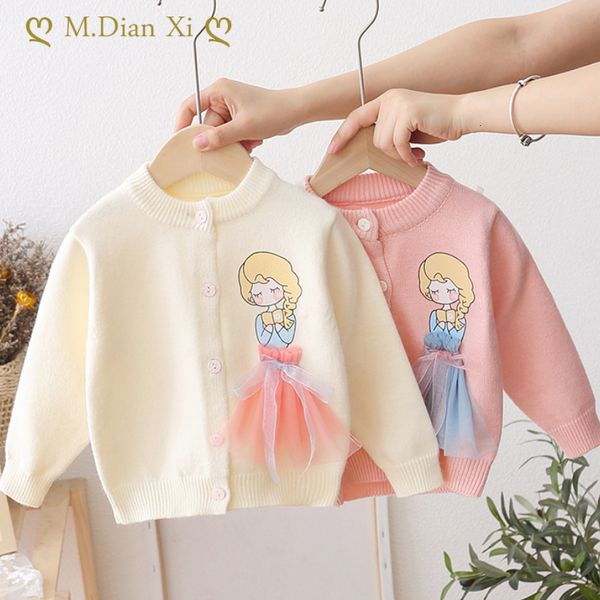

cardigan girls wear cartoon sweater kids winter clothes toddler fall 221128, Blue