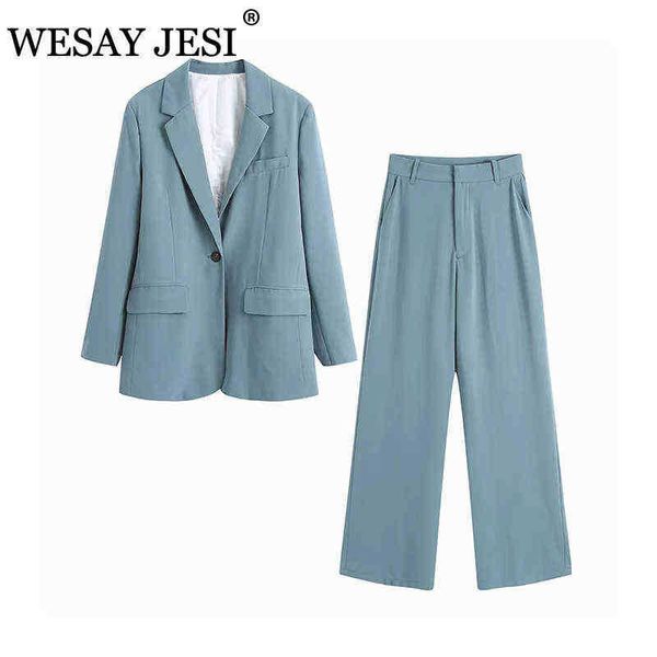 

suit wesay jesi 2021 autumn casual street simple blazer women blazer suit long, White;black