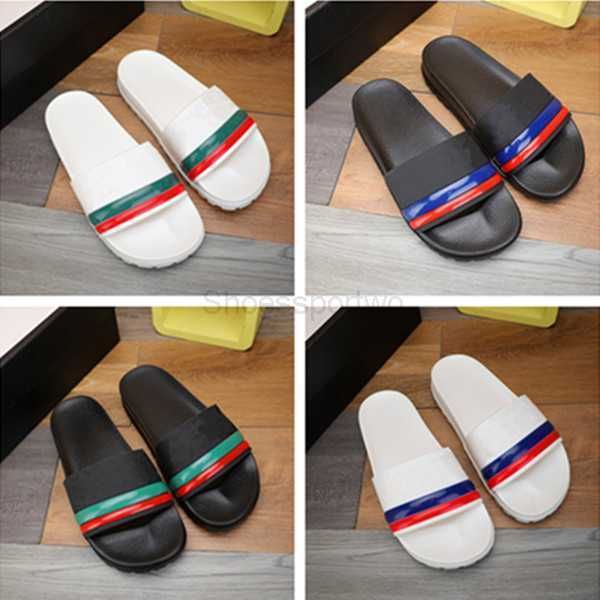 

slide sandals designer shoes slippers flat slipper sandal flip flops luxury summer fashion wide new 2022 men and women, Black