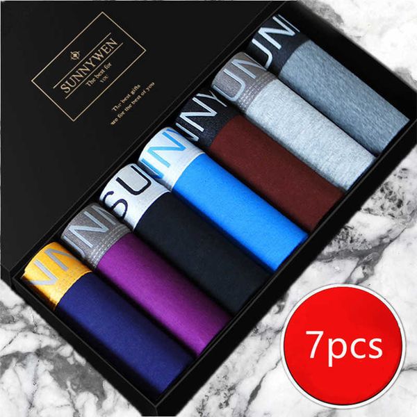 

men's cotton underwear breathable and comfortable boxing shorts fashionable 2022, Black;white