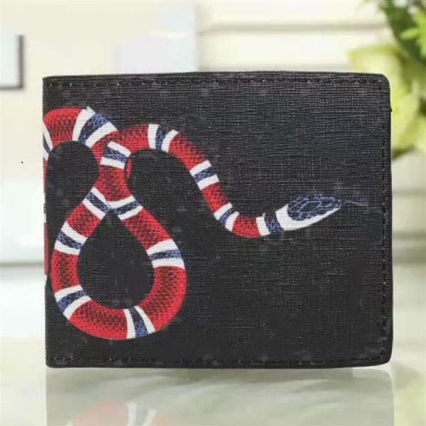 

multi-function men designer wallets male fashion casual zero purses with box no883038, Red;black