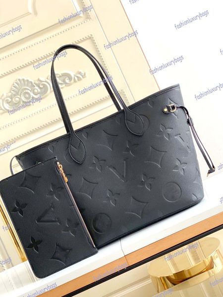 

evening fashion bags classic neverfull mm gm bag designer pochette handbags leather women totes with zipped pouch crossbody louise viuton sh