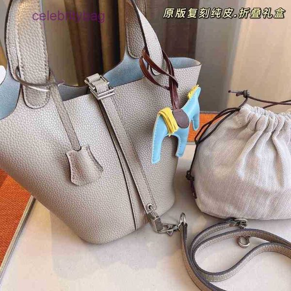 

hremm picotin locks bags evening portable h lock herbag designer handbags cowhide s 2023 litchi bucket handbag 8sro hand 7dqn