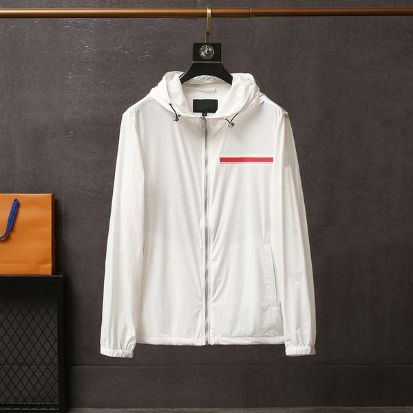 

fashion men's jackets hoodies windbreaker coats summer men women zipper long sleeve thin casual jacket couple windproof sunscreen sweat, Black;brown