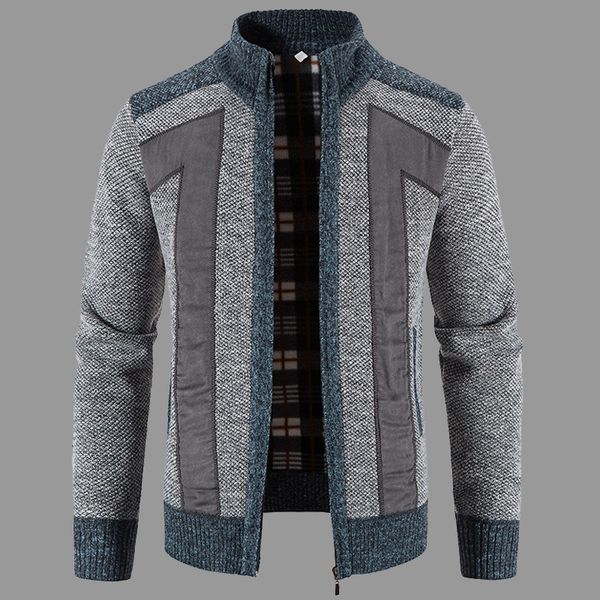 

men's sweaters men's winter fleece sweatercoat cardigan male oversized knitted sweater jacket autumn thick warm hooded pullover me, White;black