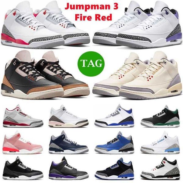 

men women basketball shoes for mens 3 designer trainers jumpman 3 light smoke grey university blue unc royal black toe crimson tint shadow