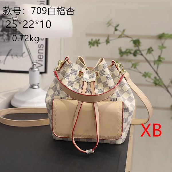 

luxury tote shoulder bag purse designer handbag messager bags brand crossbody totes pu leather #709 womens fashion coffee old flower 25cm da