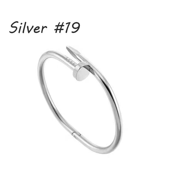 

wedding bracelet womens sviler christening solid gold bangle screwdriver rose armband woman bangle jewelry screw diamond man designer bracel, Black