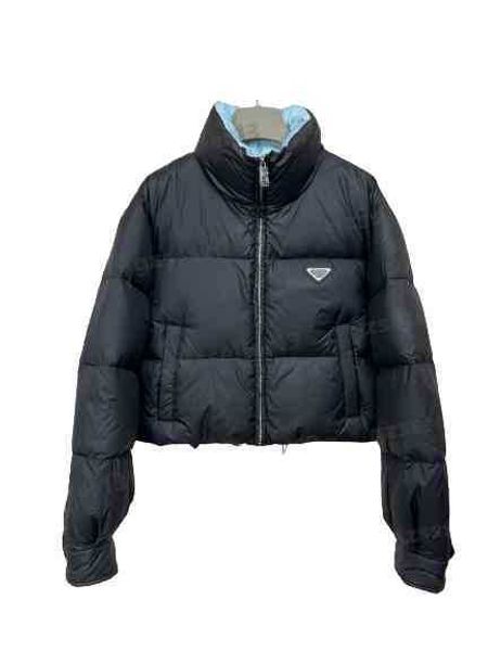 

womens designer down jackets luxury woman puffer coat fashion short turtleneck down jacket 90 white velvet 225g filling winter coats, Black