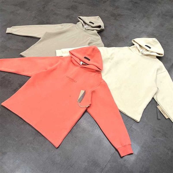 

hoodies hweatshirts fog double line essentials 1977 sweater plush round neck hooded autumn and winter casual loose lovers, Black