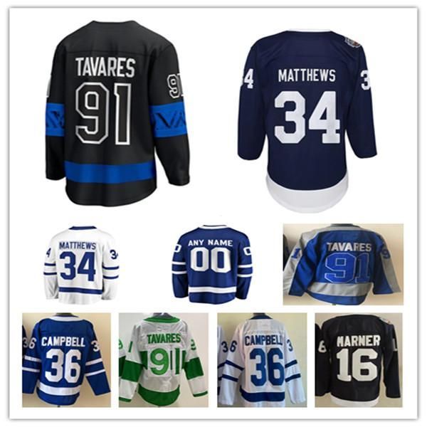 

alternate reversible black hockey jersey auston matthews mitchell marner john tavares william nylander morgan rielly campbell michael buntin, Black;red