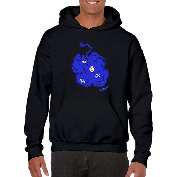 

women's hoodies sweatshirts ader fashionable cotton versatile long sleeve hoodie 221128, Black