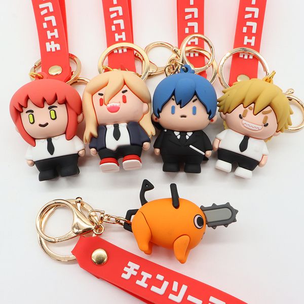 

chainsaw man keychain japanese anime surrounding charm pochita devil marchma electric bag schoolbag pendant