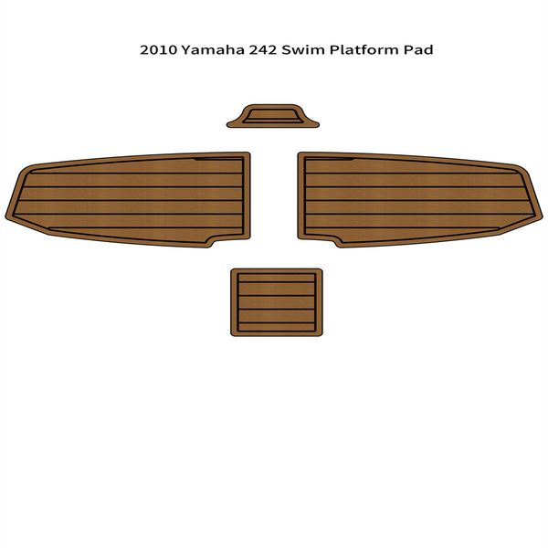 

2010 yamaha 242 swim platform pad boat eva foam teak deck floor mat flooring