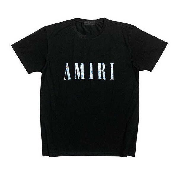 

t-shirt for men amii fashion short sleeve cotton designer shirtsstreet camouflage letter print 200g casual hip hop high street leisur 3exd, White;black