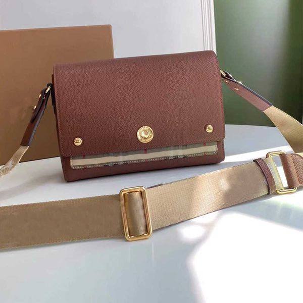 

cosmetic bags cases crossbody bag vintage checked messenger bags grained leather handbag purse detachable jacquard woven letter strap metal
