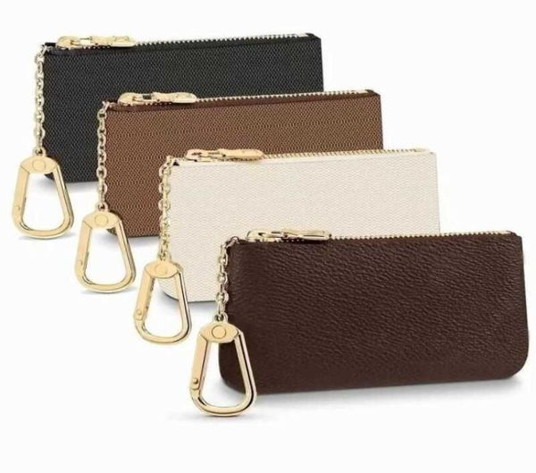 

key pouch pochette cles designer fashion womens mens key ring credit card holder coin purse luxury mini wallet bag charm brown can9035664, Red;black