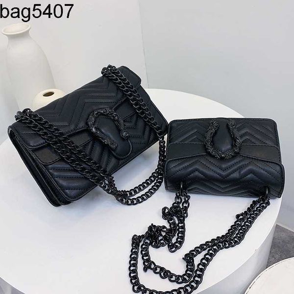 

design bag shop 80% wholesale and retail net red foreign style small female 2023 new korean versatile single shoulder bag fashion chain msen