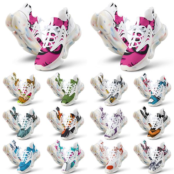 

customs shoes men women running shoes diy multis color blacks white red pink green purple mens customized outdoor sports sneakers trainer jo