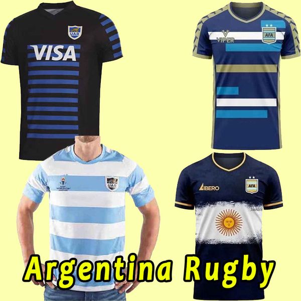

2021 rugby jerseys argentina home and away world cup s-5xl uniform shirts 2022 2023, Black;gray