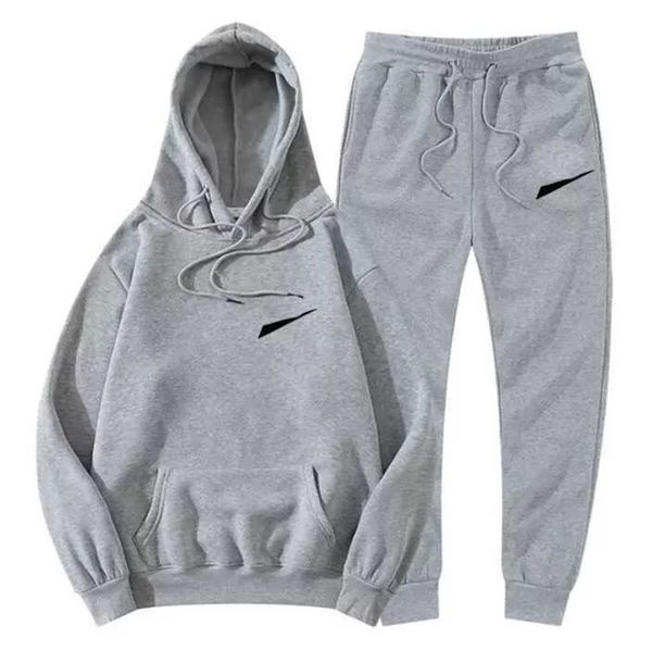 

men's set designer tracksuits suit letters print autumn sportswear tracksuit two piece sets casual jackets trousers sweatsuit running, Gray