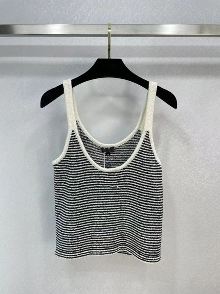 

women's tanks & camis 2023 new spring summer runway sweater high end jacquard pullover designer 1128-3, White