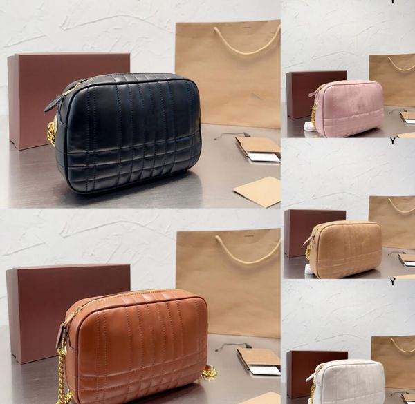 

designer chain single-shoulder bags quilting seam leather womens handbag classic leisure pure color women messenger bag fashion handbags