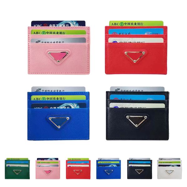 

genuine leather women's mens purses fashion triangle mark wallets card holder wallet holders coin card slots key pocket bags keychain l, Red;black