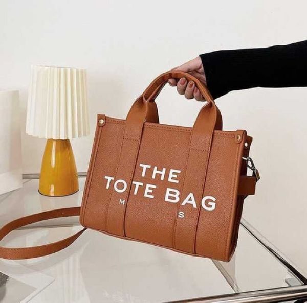 

the tote bag marc totes bag women designer bags handbag fashion all-match shopper shoulder plush leather handbags