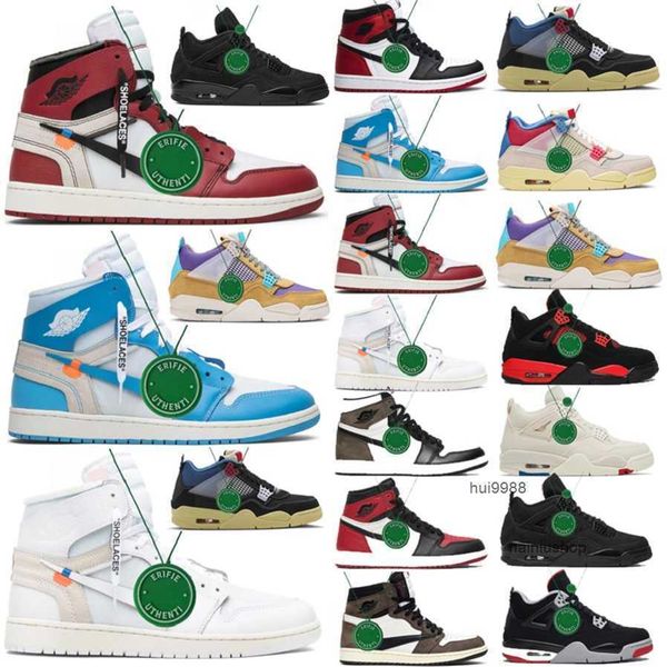 

2023 basketball shoes sneakers sports shoes desert moss black cat bred toe 4s white x unc chicago men women off 1 4 6 9 13 houndstooth guava