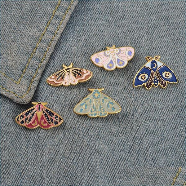 

pins brooches women enamel brooches pins insect butterfly moth moon eye badge brooch jewelry 1485 e3 drop delivery dhgarden dh5jx, Gray