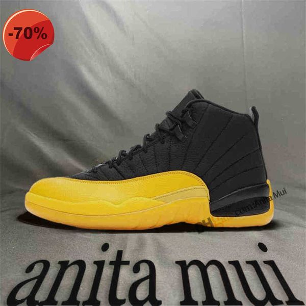 

og basketball shoes men women 11 11s legend blue 12 12s 25th anniversary university 13 13s hyper royal flu game lucky peach sneakers trainer, Black