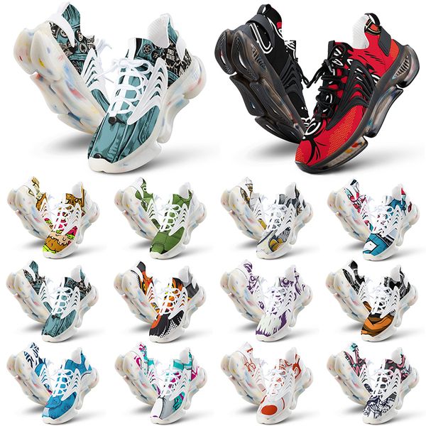 

customs shoes mens womens running shoes diy multis colors black white grey triple red purple orange men customized sport sneakers trainer