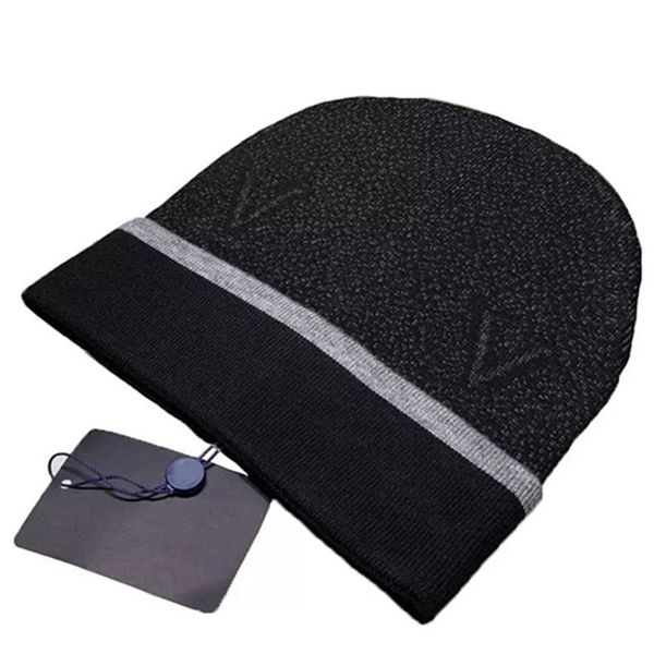 

winter hat men women designers beanie hats man woman bonnet classic letter printed autumn wool knitted cap skullies beanies caps a-3, Blue;gray