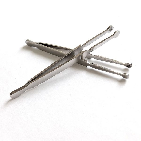 

health & beauty items stainless steel 'bead / ball holding tweezers' holder piercing tool captive bead balls grabber for 3-5mm or