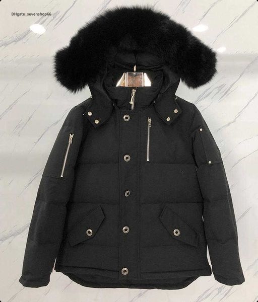 

22ss casual mens moose down jacket outwear outdoor doudoune man winter coat parkas usa knuck warm clothings s-xxl xcsx, Black
