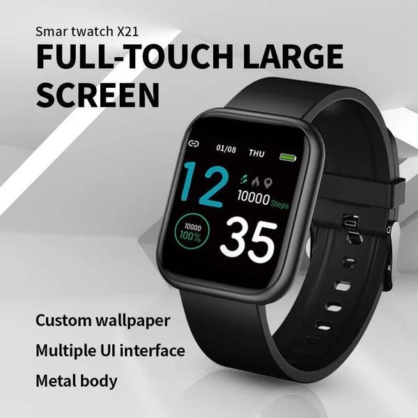 

yezhou x21 women smart watch ip67 waterproof heart rate blood pressure oxygen sleep monitoring sports alarm clock p smart bracelet full touc