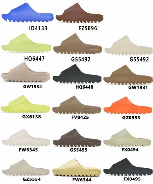 

authentic slide slippers shoes pure onyx sand mxt moon gray ararat resin desert earth brown bone summer sandals men women slides sneakers wi, Black