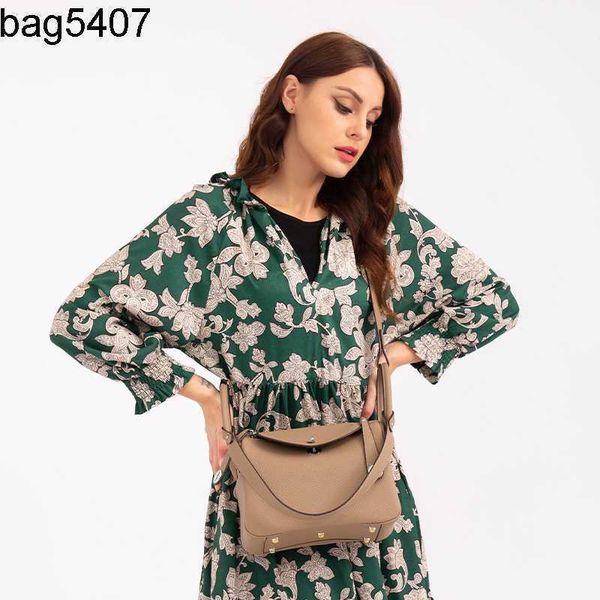 

design bag shop 80% wholesale and retail 2023 new armpit lindi lychee pattern pu leather hand shoulder bag