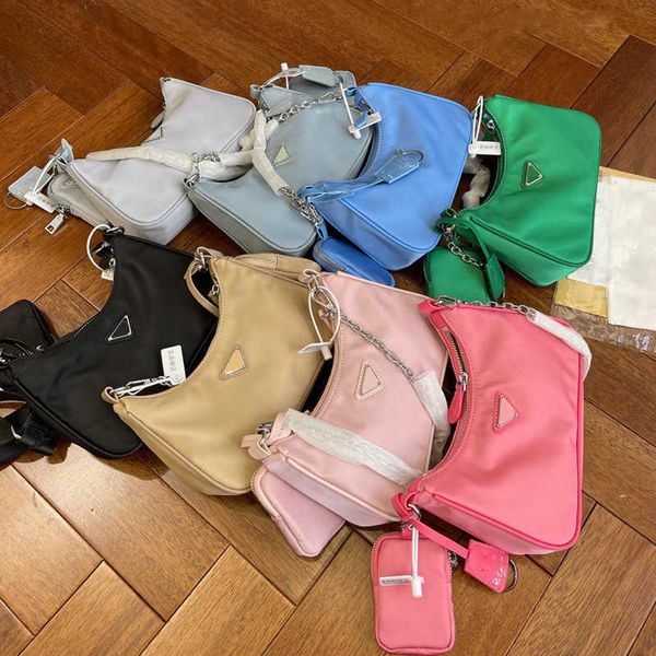 

prads nylon bag designer sale 3 piece hobo shoulder women crossbody handbag luxury fashion leather handbags black pink bags