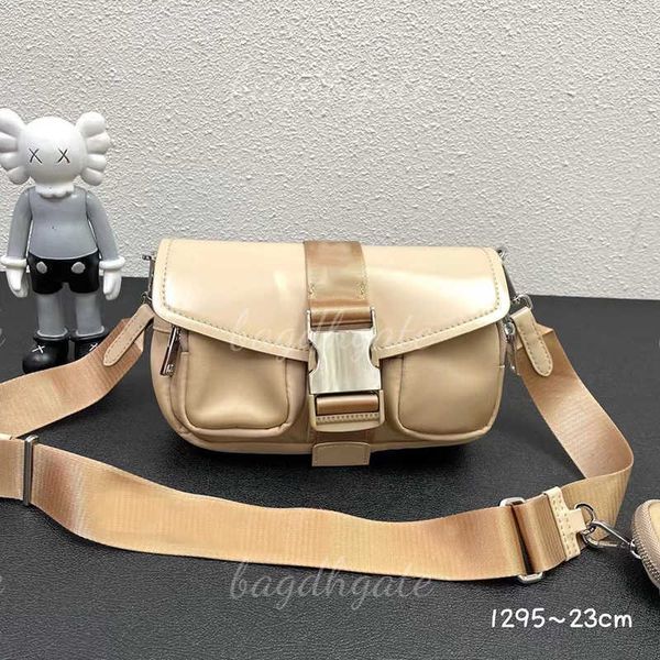 

luxury prad designer bag motorcycle cleo series handbag fashion classic letter women's shoulder cross body