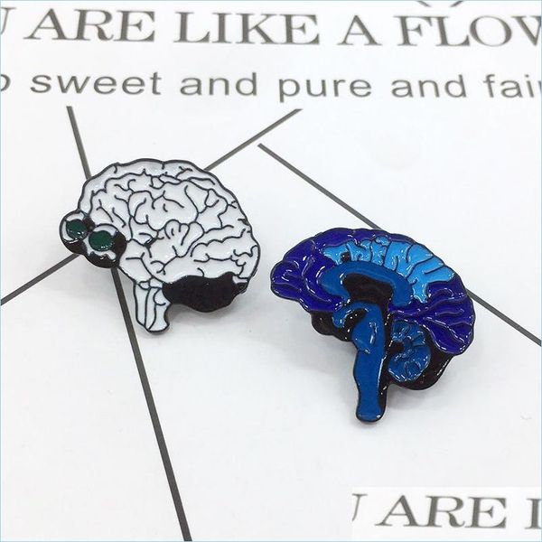 

pins brooches pins brooches jewelry human organs anatomical brain neurology heart lung badge brooch for women men lapel dro dhgarden dhykm, Gray