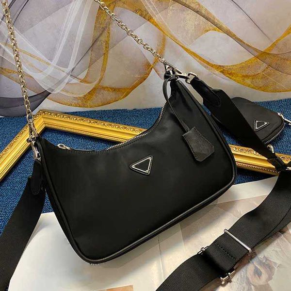 

prad re-edition designer bag 2005 classic shoulder bag chest bags woman tote chain handbag wallet coin purse