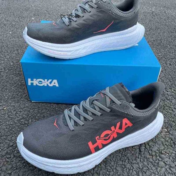 

hoka one men's and women's running shoes with carbon plate