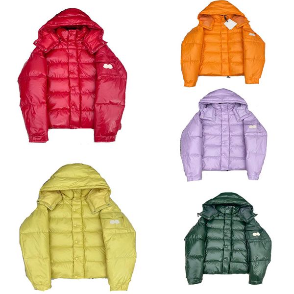 

hight street down men women puffer jacket geometric printed coat winter coats sports parkas windproof and warm clothing couple thick downs 9, Black