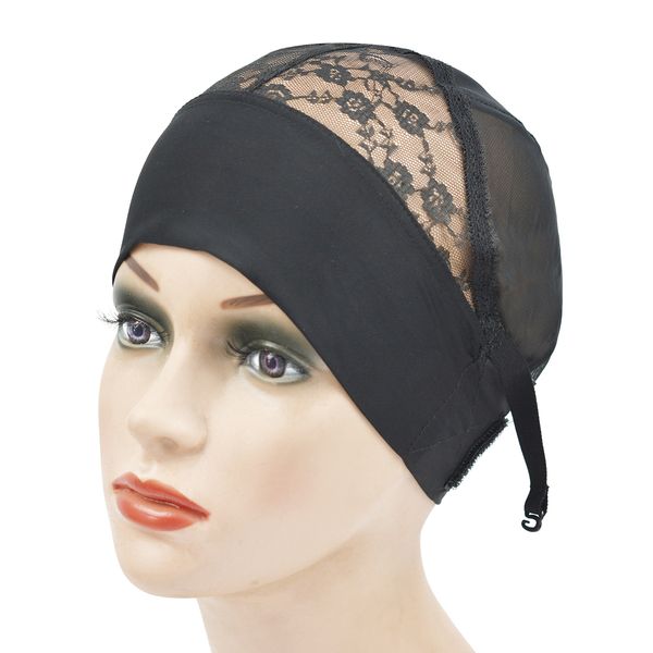 

hair wig net 1 piece headband wig cap adjustable strap for making